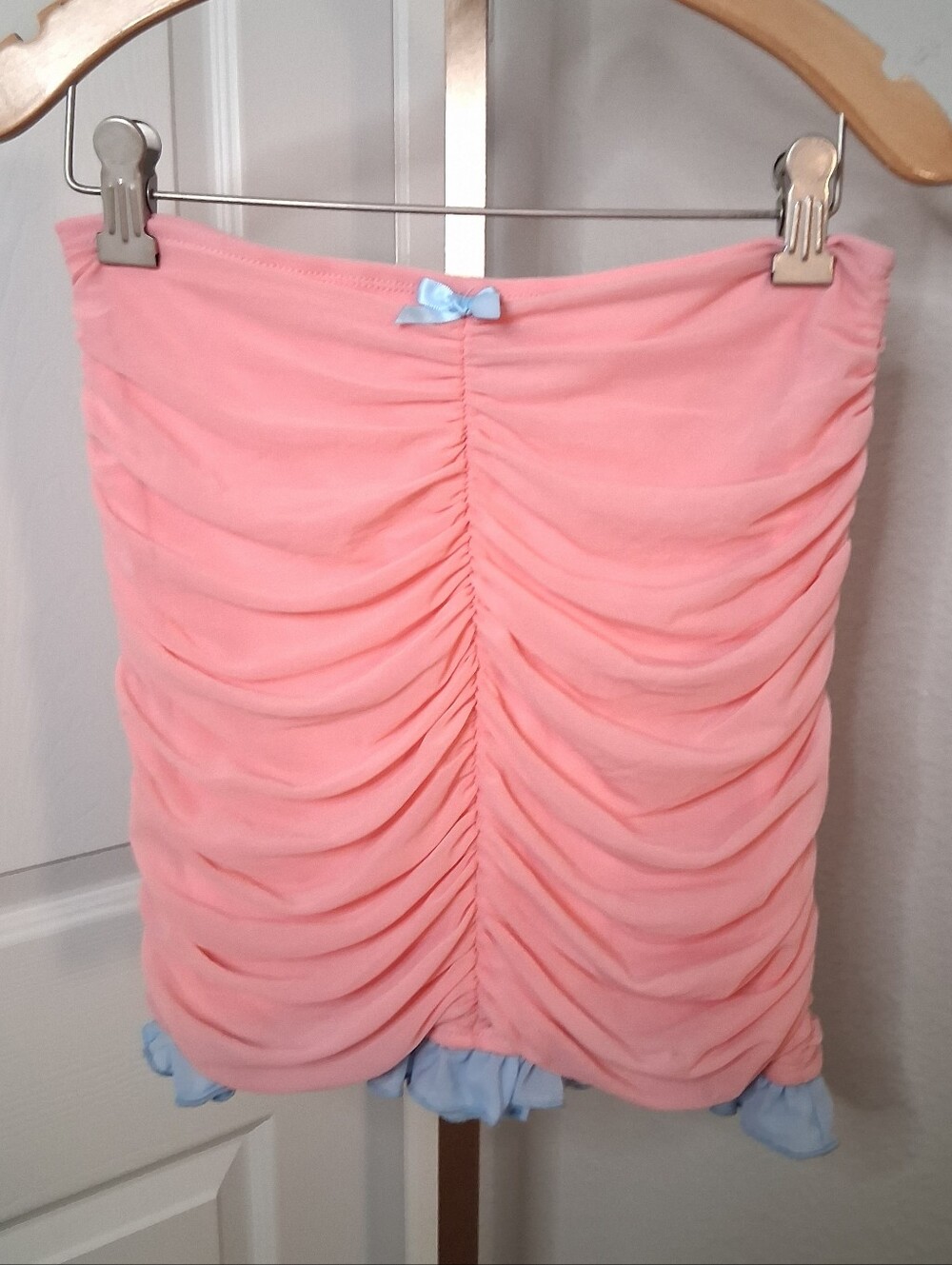 Shein Pink And Blue Tube Top Small
